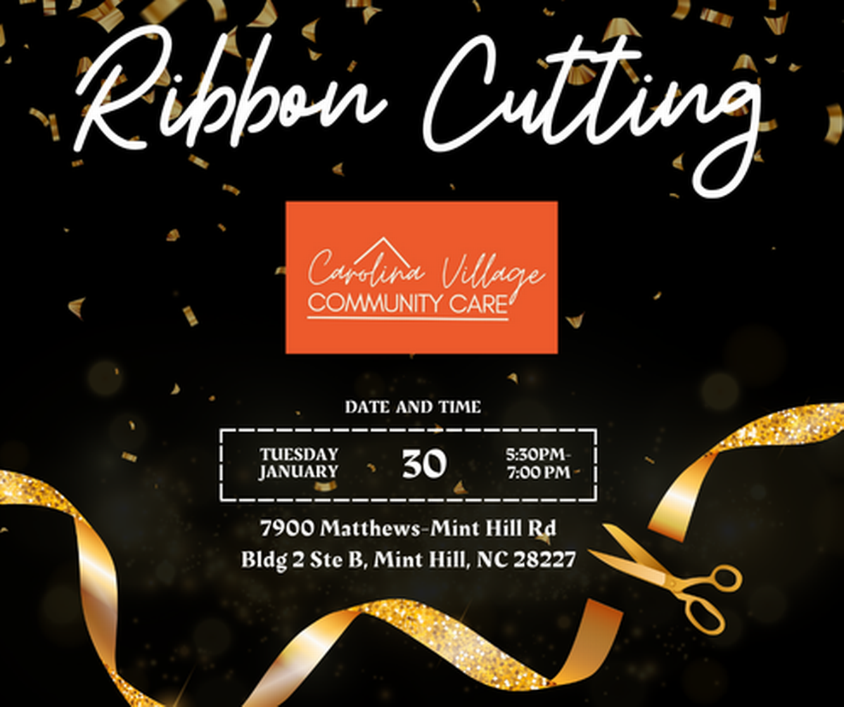 Carolina Village Community Care Ribbon Cutting Jan 30, 2024
